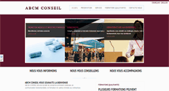 Desktop Screenshot of abcm-conseil.com